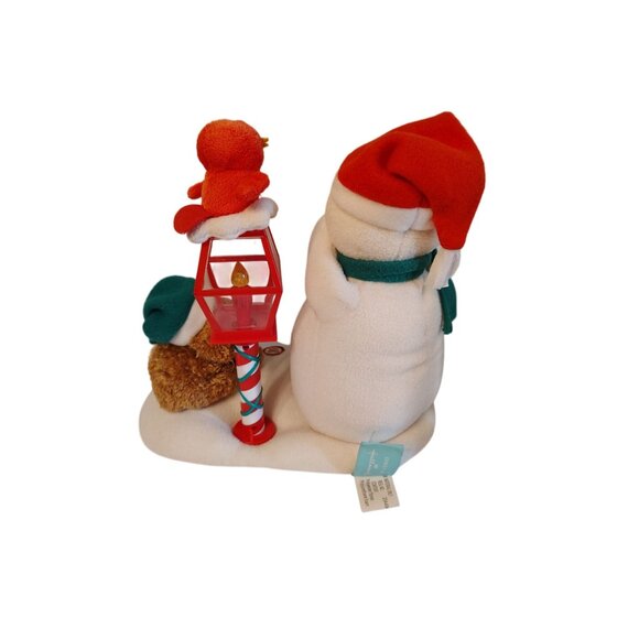 Hallmark 2013 Jingle Pals Signing Light Up Lamp Post Snowman Dog Christmas - Picture 3 of 4